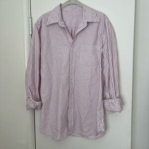 Brandy Melville Striped Button Down Shirt